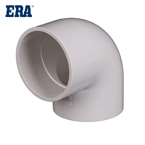 ERA High quality customized size and color water supply and drainage 1/2 to2 inch PVC 90 Degree Top sponsor listing Pvc 90 Elbow Pvc 90 Degree Elbow Wholesale Water Pipe Fittings PVC Pipe Fitting 90 Degree Elbow