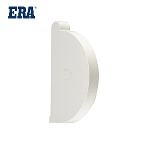 ERA BRAND PVC GUTTERS END CAP RIGHT, PVC GUTTERS AND FITTINGS