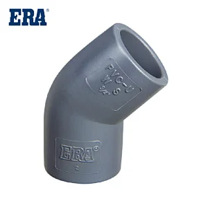 PVC Pipe Fitting Schedule 80 45° Elbow