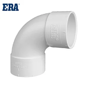 ERA BRAND PVC PIPE SYSTEM DRAINAGE FITTING 90° DEGREE ELBOW FOR BS1329 BS1401 STANDARD