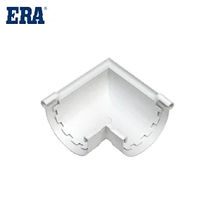 ERA BRAND PVC GUTTERS ACCESSORY ANGLE CONNECTOR LEFT,PVC GUTTERS AND FITTINGS