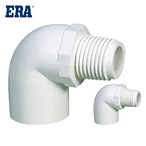 ERA PVC SCH40 ASTM D2466 NSF Certificate  PVC Fittings  Male threaded 90 Degree  Elbow