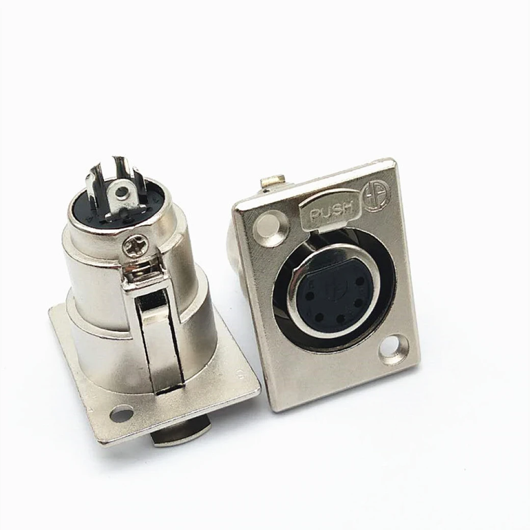 xlr connector 5 pin male and female
