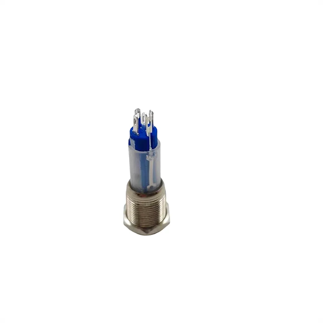 Push Button Switch Ring Illuminated Metal Stainless Steel