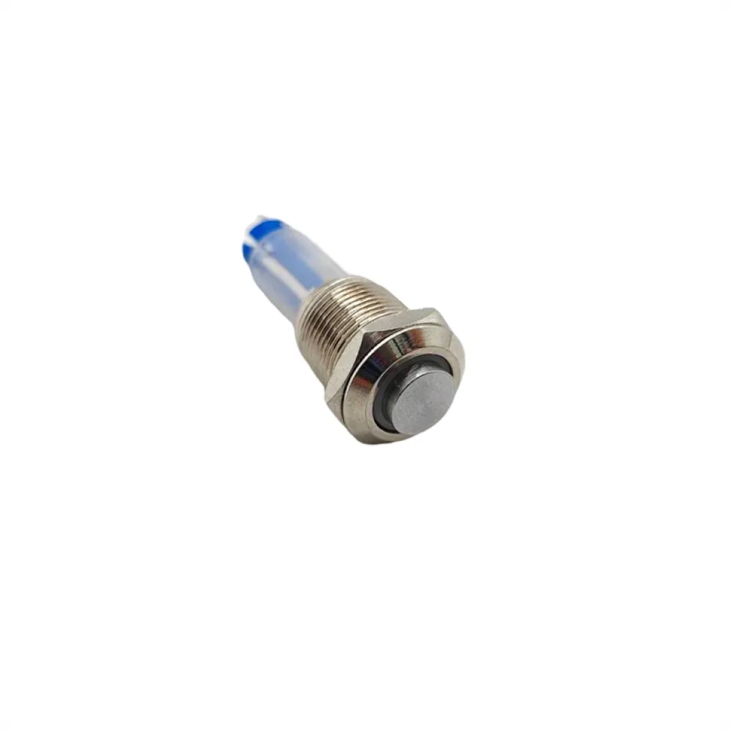Push Button Switch Ring Illuminated Metal Stainless Steel