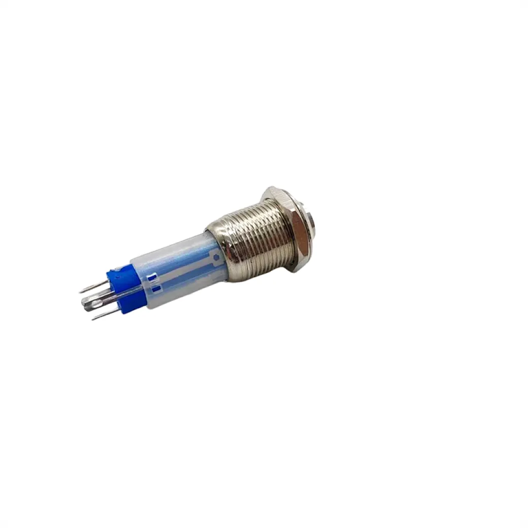 Push Button Switch Ring Illuminated Metal Stainless Steel