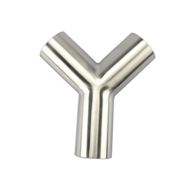 3A Stainless Steel Sanitary Tube Welded Y Tee