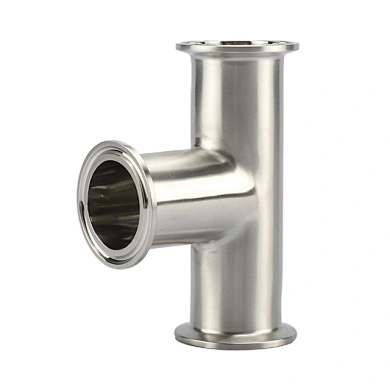 BPE Stainless Steel Sanitary Clamp Equal Tee