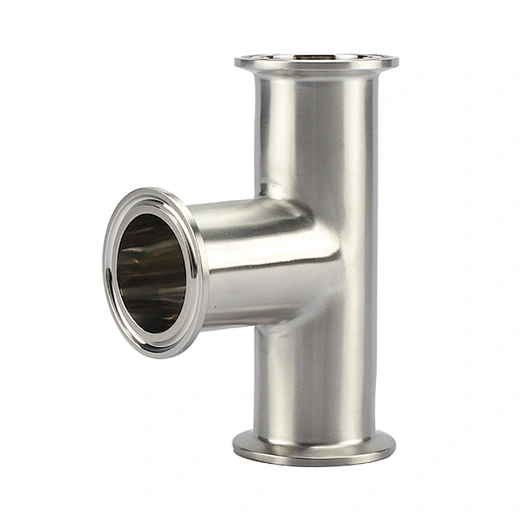 DIN Stainless Steel Sanitary Clamp Equal Tee