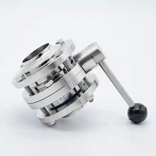 Sanitary Stainless Steel 3PCS Butterfly Valve