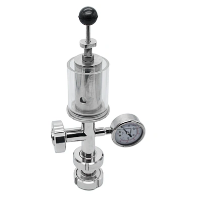 Sanitary Stainless Steel Exhaust Valve With Union Ends