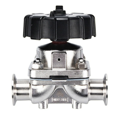 Sanitary Stainless Steel Clamped Diaphragm Valve