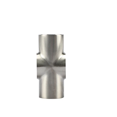 SMS Sanitary Stainless Steel Butt Weld Cross