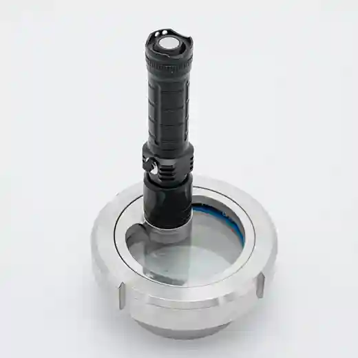 Sanitary Stainless Steel Sight Glass With Light