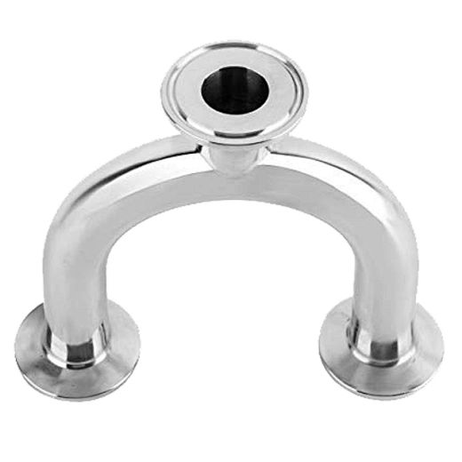 Stainless Steel Sanitary Tri-Clamp End U Type Tee