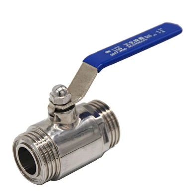 Sanitary Stainless Steel Food Male-Male Thread Ball Valve