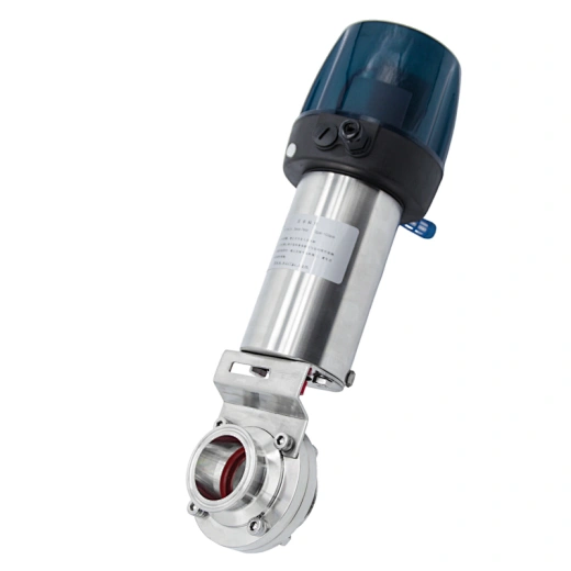 Intelligent C-TOP Pneumatic Sanitary Stainless Steel Butterfly Valve