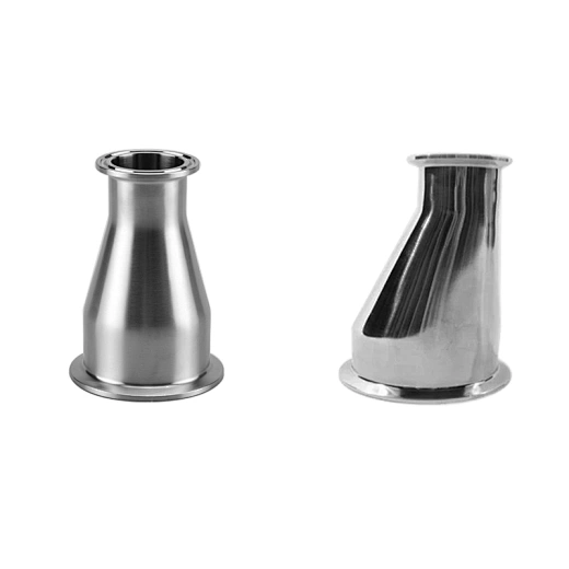 DIN Sanitary Stainless Steel Tri-Clamp Eccentric Reducer