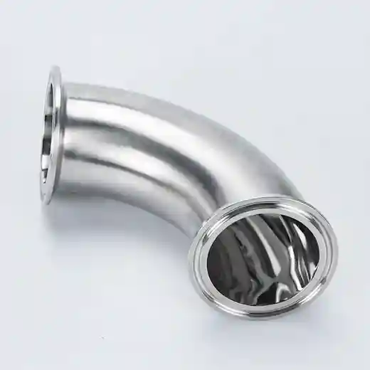 3A Sanitary Stainless Steel 90 Degree Clamp Elbow