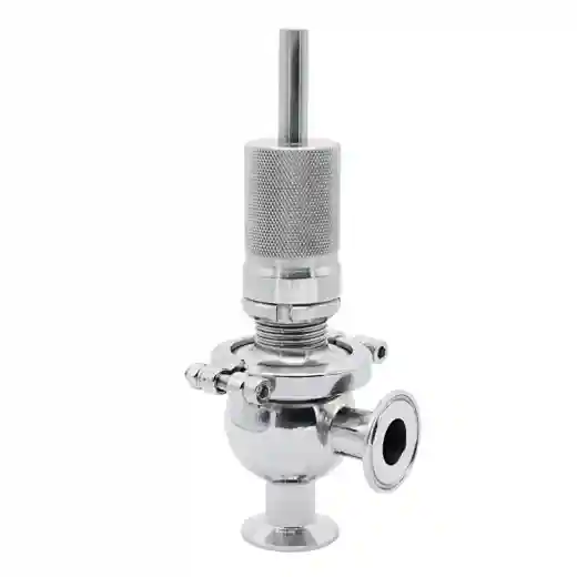 Sanitary Stainless Steel Clamp Relief Safety Valve