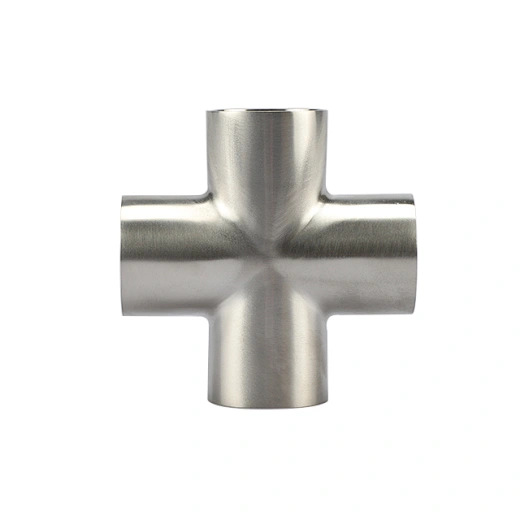 BS Sanitary Stainless Steel Butt Weld Cross
