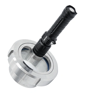 Sanitary Stainless Steel Sight Glass With Light