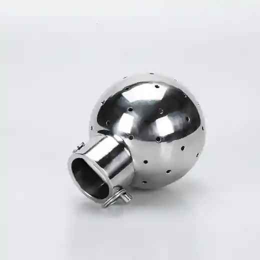 Sanitary Stainless Steel Mirror Polished Bolted Fixed Cleaning Ball
