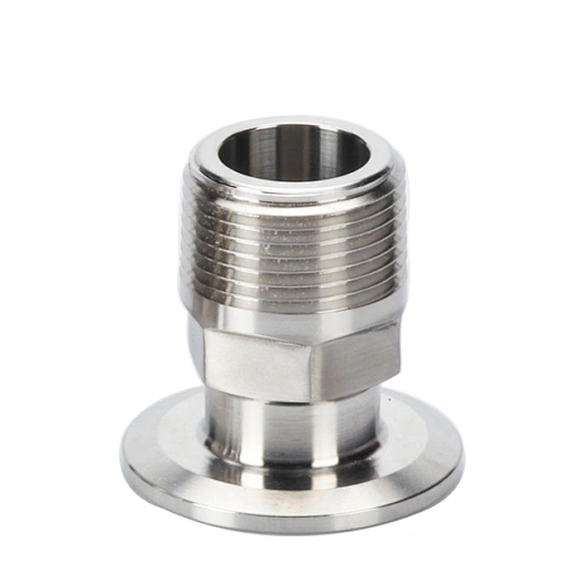 Sanitary Stainless Steel Hexagon Male-Clamped Adapter