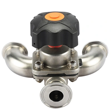 Sanitary Stainless Steel U Type Clamp Diaphragm Valve