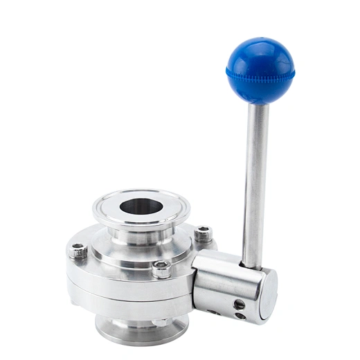 hygienic weld butterfly valve