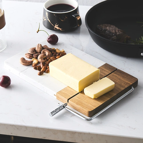 Cotswold Homeware Co Cheese Board Set - Wooden Serving  Platter, Cheese Cutting Board & Cheese Knife Set, Charcuterie Accessories,  Unique for Housewarming, Party Hosting Essentials: Cheese Servers