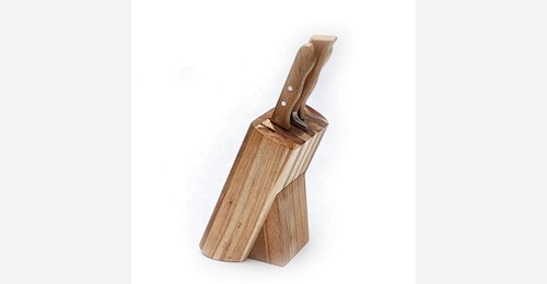 Acacia Wood Knife Holder