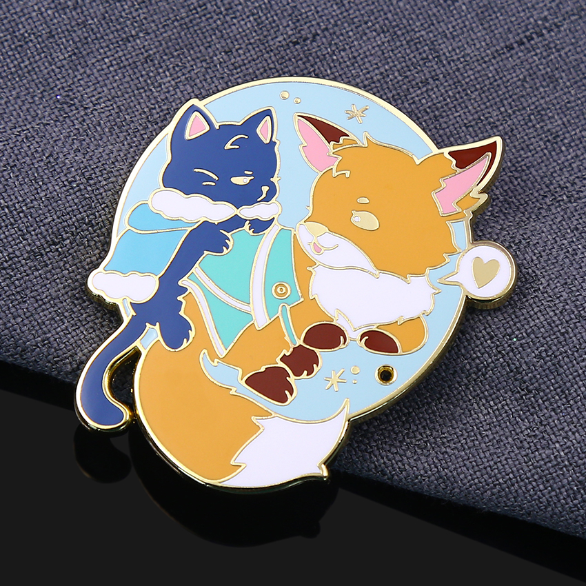 cat enamel pins