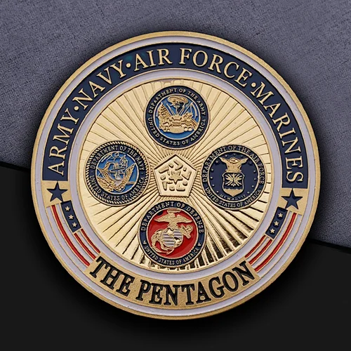 The Pentagon Custom Challenge Coins