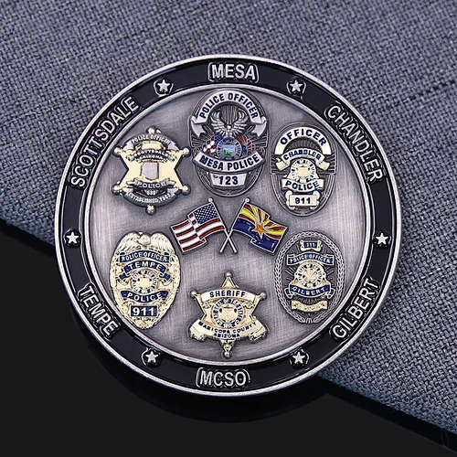 Police Officer Custom Challenge Coins