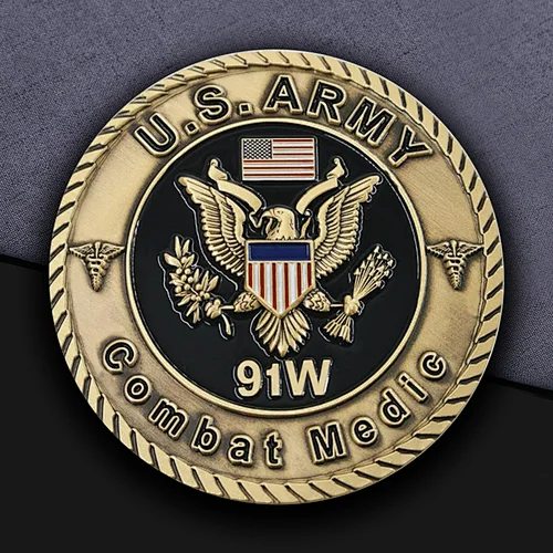 Combat Medic Custom Coins