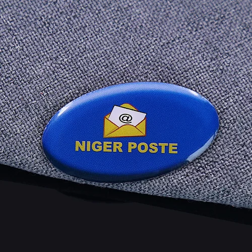 Niger Poste Offset Printed Lapel Pins