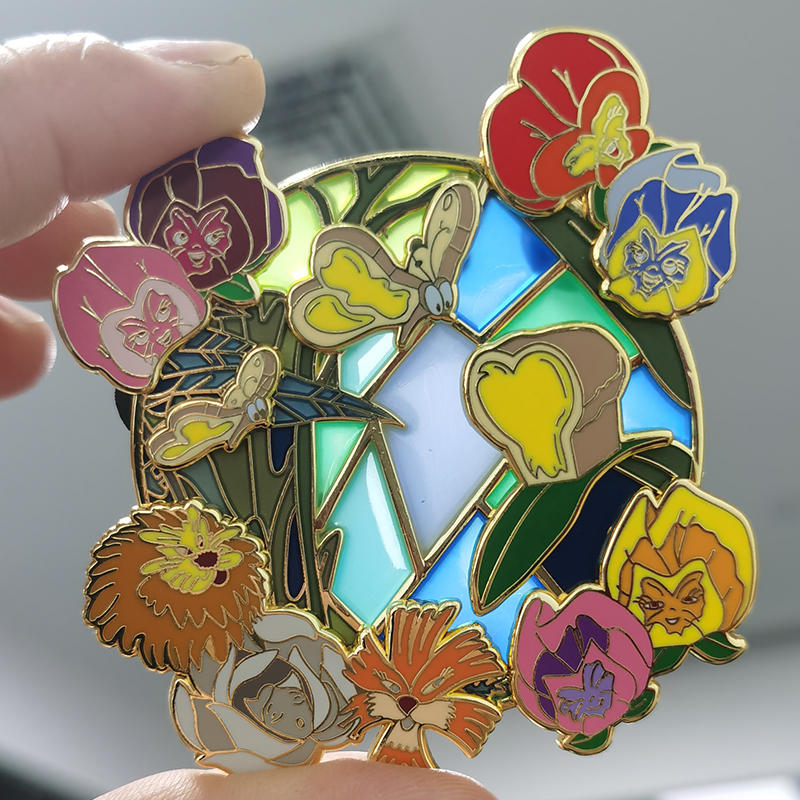 Glass Transparent pin