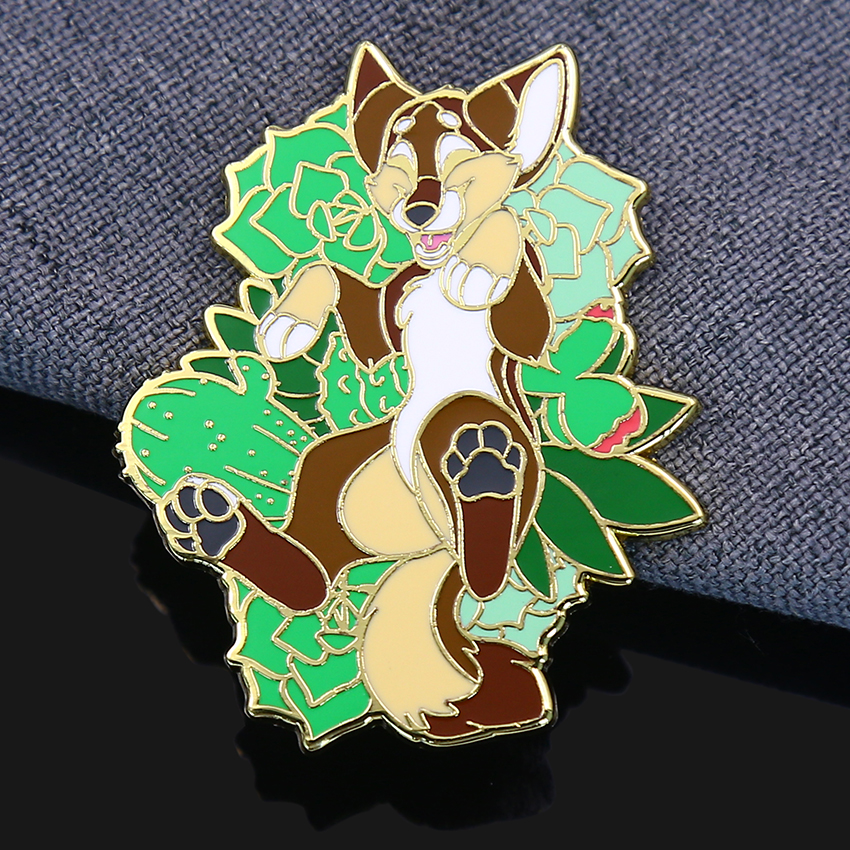 animal enamel pin