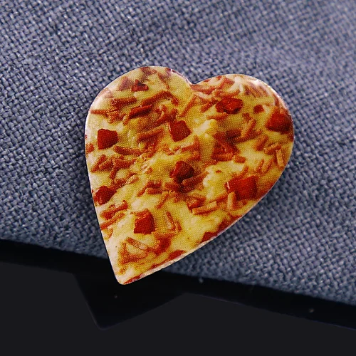 Pizza Offset Printed Lapel Pins