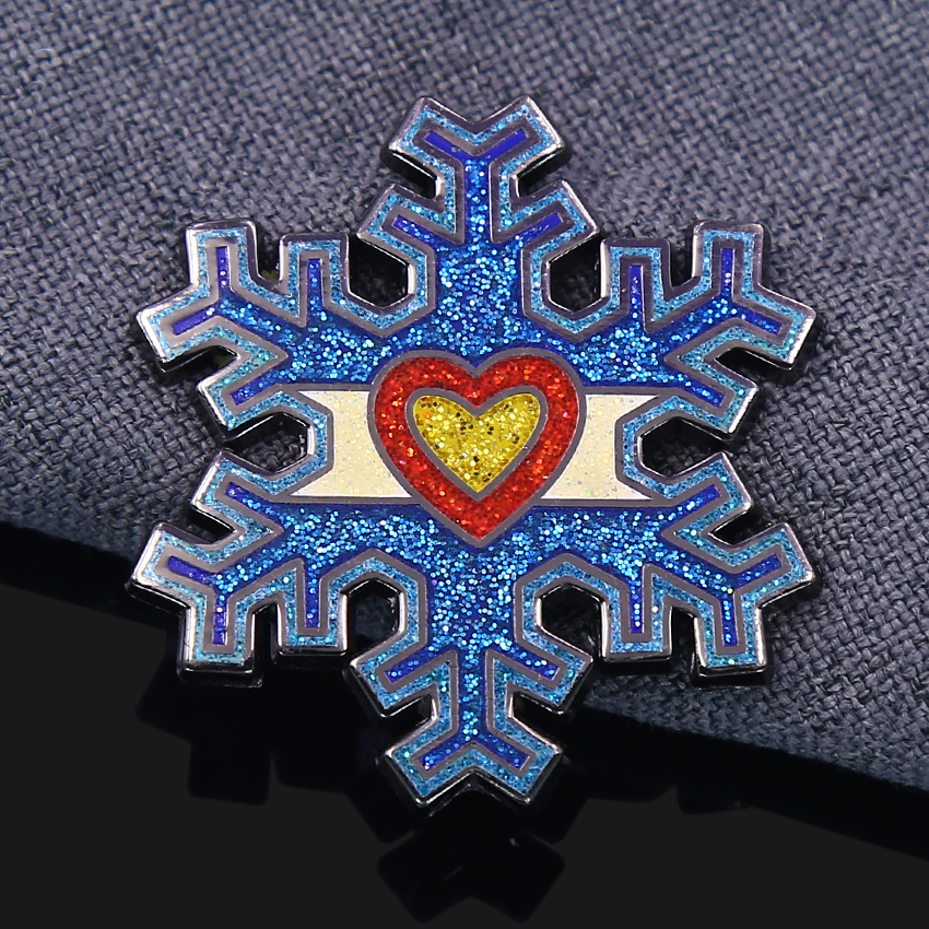 glitter enamel pins