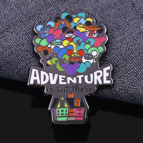 Adventure Hot Air Balloon Enamel Pin