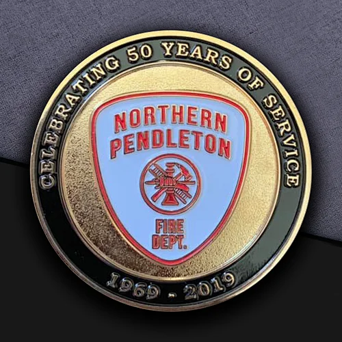 Northern Pendleton Fire Custom Coins