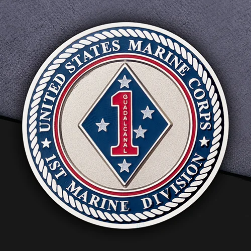 1St Marine Division Custom Coins