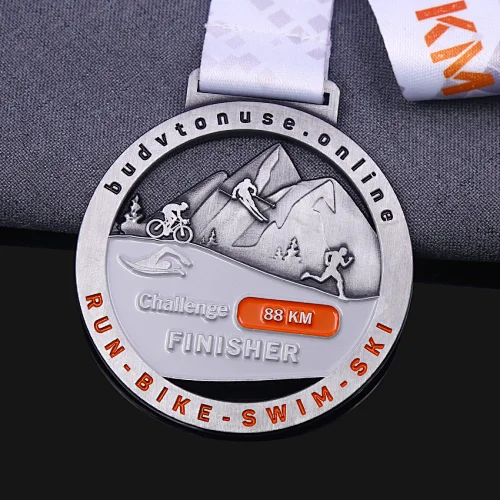 Run Bike Swim Challenge Finisher Medals