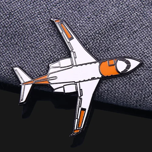 Custom Airplane Hard Enamel Pin