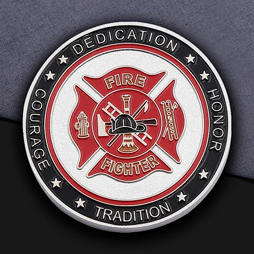 Tradition Courage Dedication Honor Custom Coins