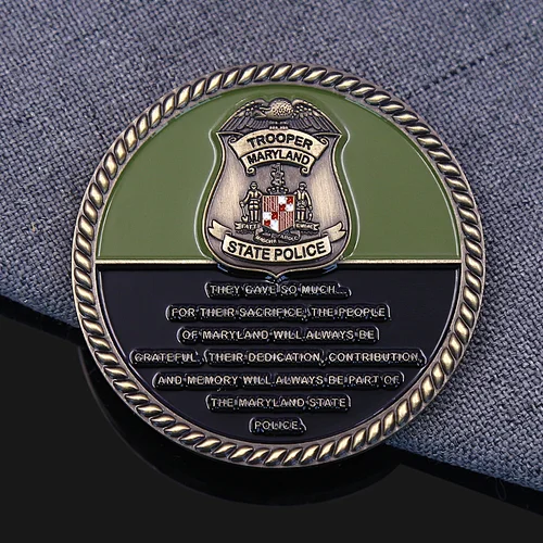 Maryland State Police Custom Coins