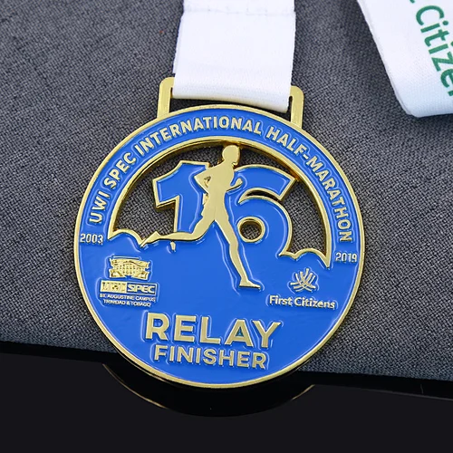 Custom Relay Finisher Medals