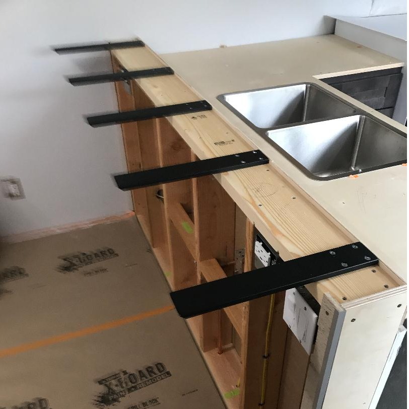 Hidden Floating Countertop Granite Support Brackets - Buy countertop support bracket, countertop brackets, granite brackets Product on Surealong